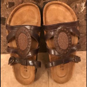 Gently used Naot sandals